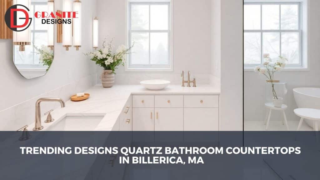 Quartz bathroom countertops in Billerica