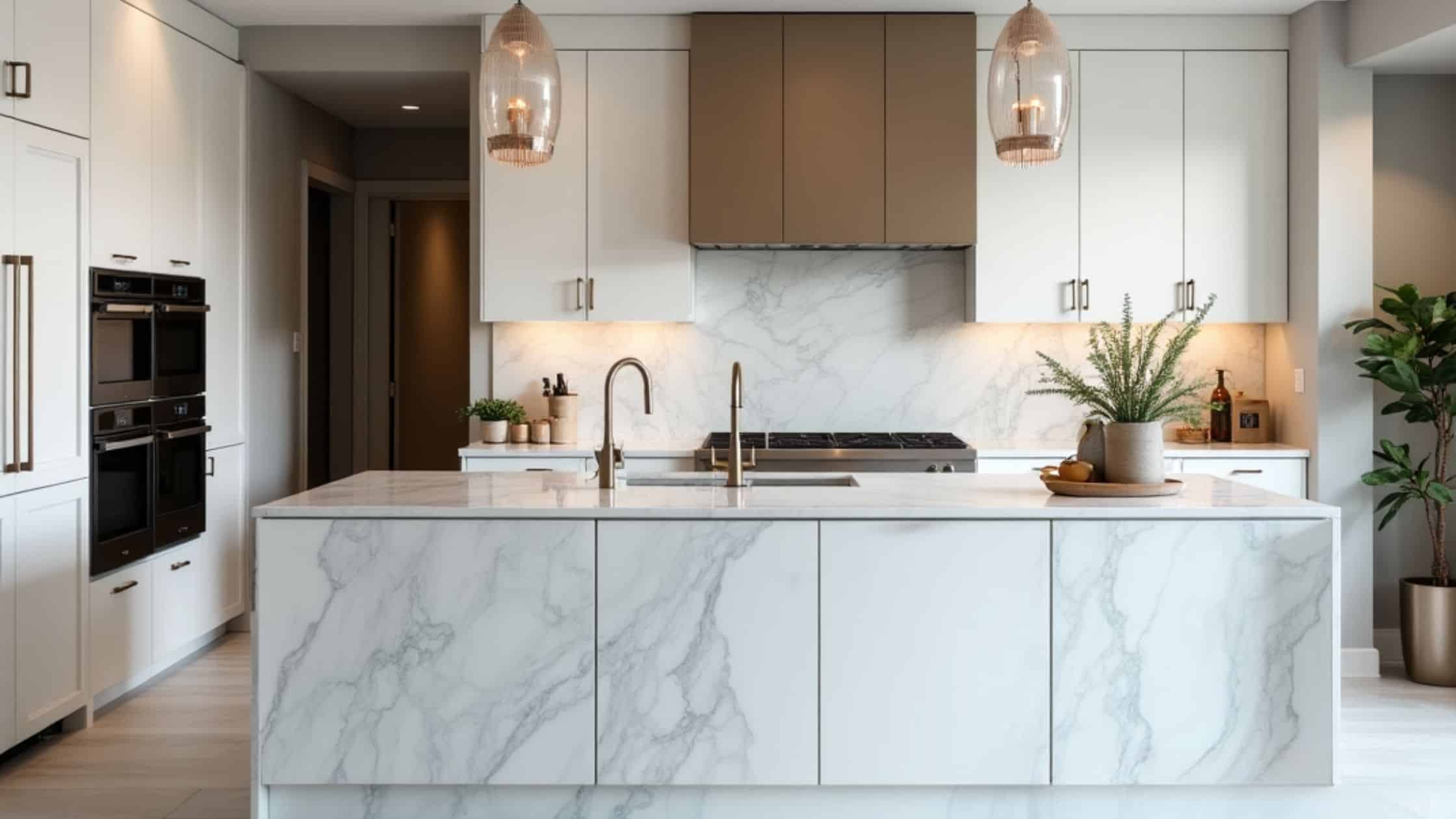 Quartz kitchen countertops in Billerica, MA Quartz kitchen countertops in Billerica, MA