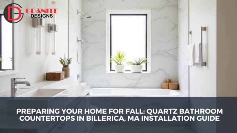 Quartz bathroom countertops in Billerica